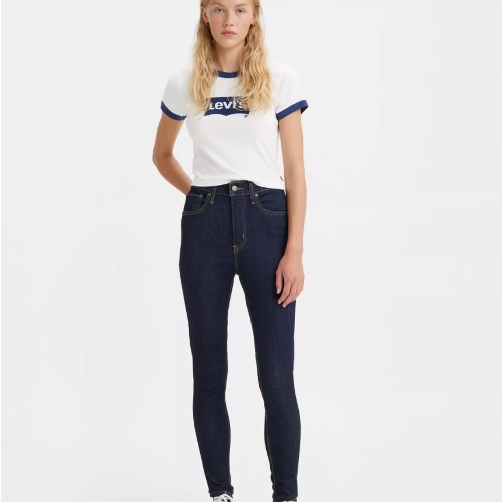 Levi’s Mile High Super Skinny Jeans- 28”- Dark Wash